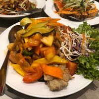 Sweet & Sour Oyster Mushroom at D'Life Signature 蔬品轩 in East Singapore