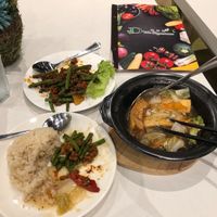 Great food, not spicy at all even though menu said it was at D'Life Signature 蔬品轩 in East Singapore