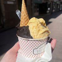 Dark chocolate and mandarin orangees  at Via Veneto in Pontevedra