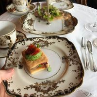 First course vegan high tea at Mamor Chocolates in Collingwood