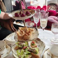 First course vegan high tea at Mamor Chocolates in Collingwood