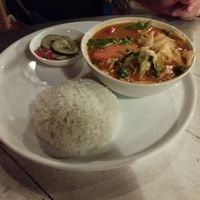 Curry vegetable at Omang Omang in Manggis