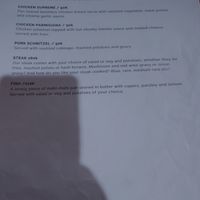 Menu Western at Omang Omang in Manggis