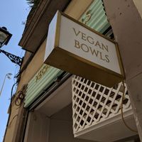 Facade at Vegan Bowls in Barcelona