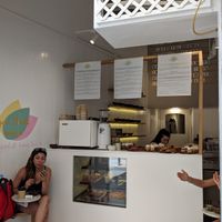 The whole thing.  That's it, two tiny tables and a counter at Vegan Bowls in Barcelona