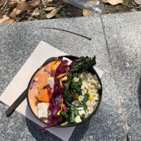 Red Curry Bowl at Vegan Bowls in Barcelona