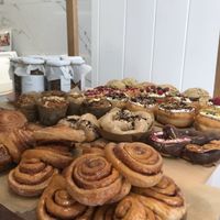 Pastries and cakes at Vegan Bowls in Barcelona