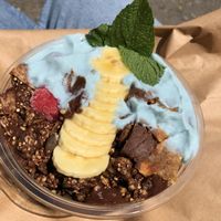 Cacao bowl at Vegan Bowls in Barcelona