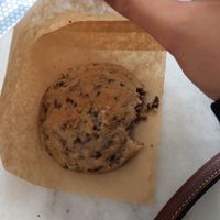 Levain cookie at Vegan Bowls in Barcelona
