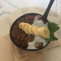 Cacao dreams smoothie bowl at Vegan Bowls in Barcelona
