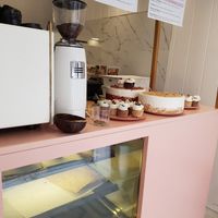 Inside is v small at Vegan Bowls in Barcelona