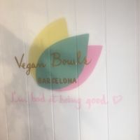 Wall Art logo at Vegan Bowls in Barcelona