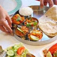 The Shahi Sahakari Thali! at City Spice in East London
