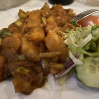 Potato chaat   at City Spice in East London