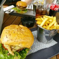 Plant Based Beyond Meat Burger at All Bar One in Cheltenham