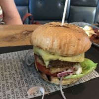 Vegan burger at All Bar One in Cheltenham