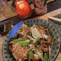 Pad Thai with Heura Plant Based Meat   at Boa-Bao in Porto