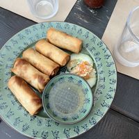 Vegan spring rolls   at Boa-Bao in Porto