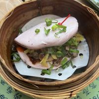 Vegan eggplant bao   at Boa-Bao in Porto