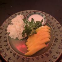 Mango sticky rice at Boa-Bao in Porto