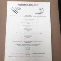 Vegan Menu, page 1 at Boa-Bao in Porto