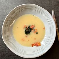 Soup of the day vegan stylee  at Origens in Evora