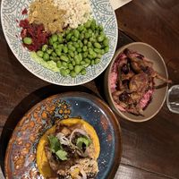 bbq erwten, sunchokes, mushrooms  at GYS - Amsterdamsestraatweg in Utrecht