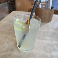 Lemon/verbena lemonade: quite good, but more sour than the lime/pineapple lemonade  at GYS - Amsterdamsestraatweg in Utrecht