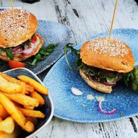 Falafelburger at Ben's Burger Bar in Buehl