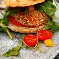 Tropical Garden Burger at Ben's Burger Bar in Buehl