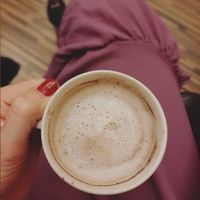Raw organic cacao with oat milk and organic maple syrup  at Gildi Toidukoda Metsikud Maitsed in Parnu