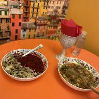 Beetroot stew and clear veg soup at Gildi Toidukoda Metsikud Maitsed in Parnu