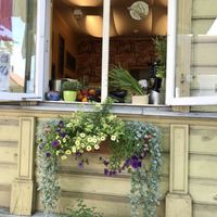 Cute little restaurant with also a table outside  at Gildi Toidukoda Metsikud Maitsed in Parnu