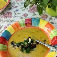 Cauliflower-sweet potato soup at Gildi Toidukoda Metsikud Maitsed in Parnu
