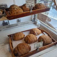 Almond and chocolate croissant at Idle Hands Bread Company in Richmond