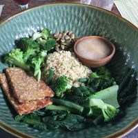 Buddha bowl with your choice of items. at Taksu Garden Cafe in Ubud