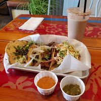 Request that vegetarian tacos be made vegan and you're good. at Str8 up Tacos in Lakewood