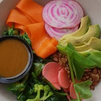 Vegan nourish bowl at Sonny Cafe in Inverleigh