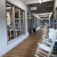 Indoor porch at Maggie's General Store in Kenai