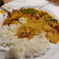 yellow curry at Thai Zen in Bruges