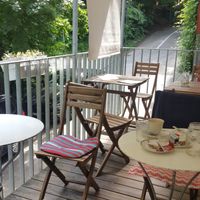 Balcony in the back at Frau Meise in Baden