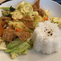 Japanese curry with soy  at Formosa Food in Vienna