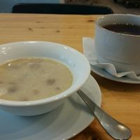 Mushroom soup at Formosa Food in Vienna