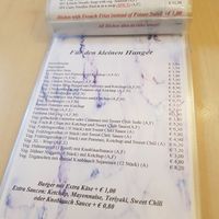 Grad menu at Formosa Food in Vienna