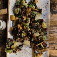 Brussels sprouts minus the bacon  at The Shark on the Harbor in Ocean City