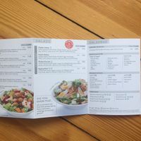 Menu part 2 at Dean & David - Friedrichstr in Berlin