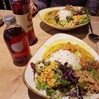 Vegan curry bowls at Dean & David - Friedrichstr in Berlin
