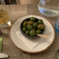 Olives  at Ego Mediterranean in Preston