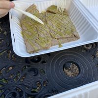 Pesto crepe at Garden Song in Roanoke