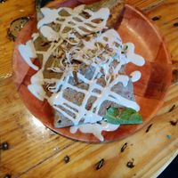 Vegan breakfast crepe at Garden Song in Roanoke